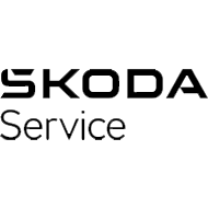 skoda service logo schwarz
