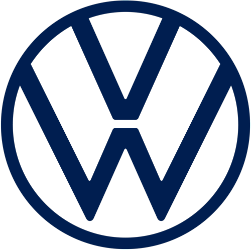 volkswagen logo blau